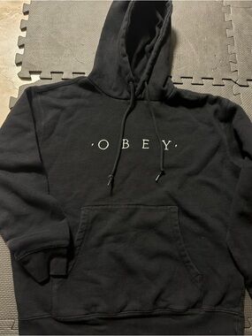 Obey Black Pullover Hoodie